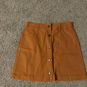 Madewell size 6 front button skirt